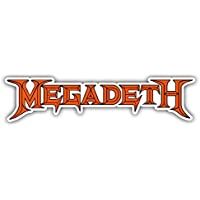 Megadeth Music Slogan Logo - Self-Adhesive Sticker Car Window Bumper Vinyl Decal Pegatina Engomada para del Coche